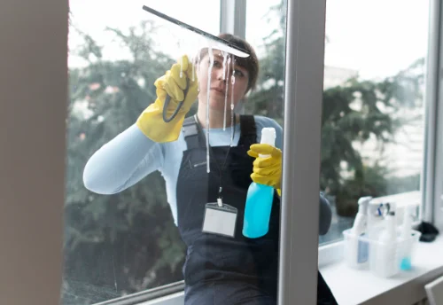 Nettoyage de vitres intérieures et extérieures à Corme-Écluse